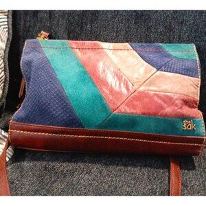 The Sak Multicolor Patchwork Leather Crossbody Bag